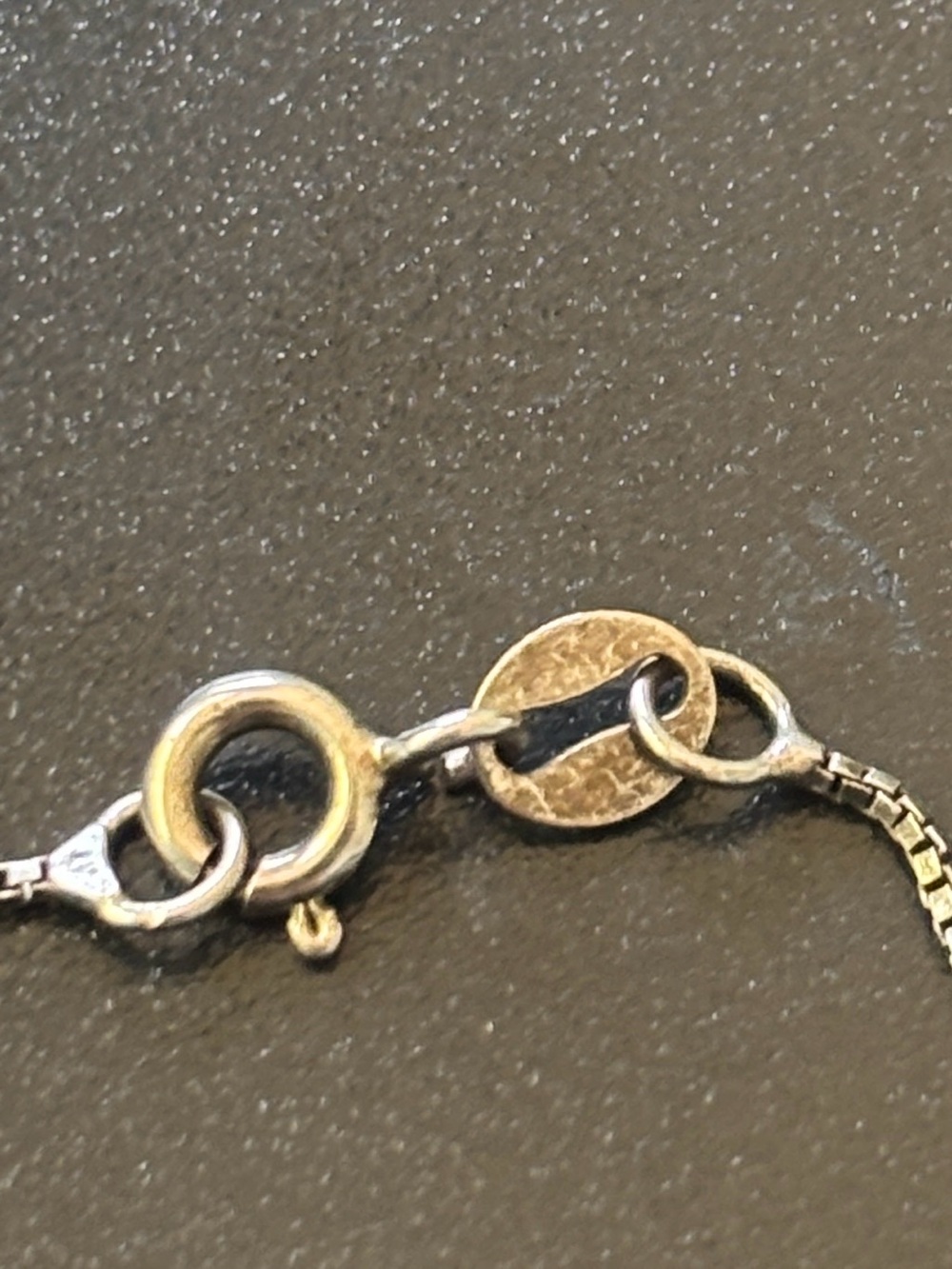 .925 Sterling Real Silver Boxchain Box Chain Link Necklace 18” Fine Jewelry vtg - Picture 11 of 12